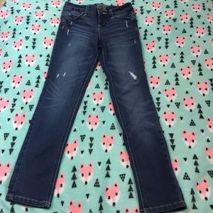 Girls Justice Mid rise super skinny jeans